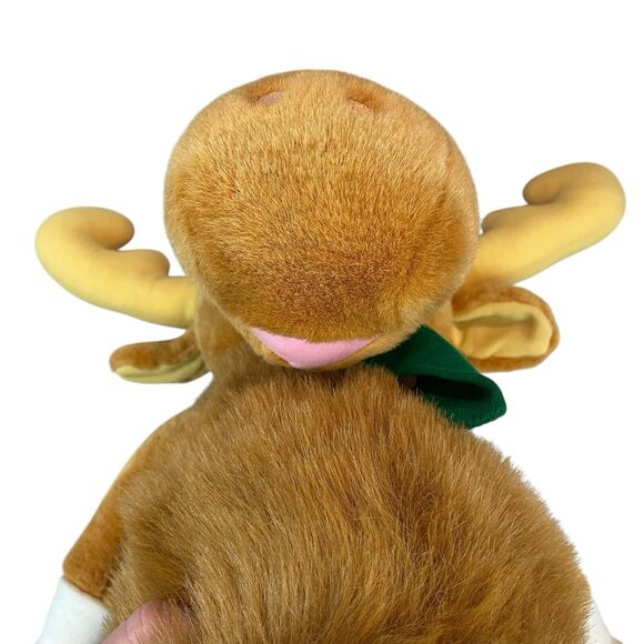 Vintage 90s Bullwinkle Moose Christmas Plush 24” Macy's Stuffed Animal Doll - Picture 6 of 10